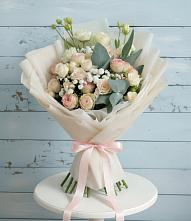 Букет цветов из:  Розы и Лизиантусы #REPLACE_PRED# Талицах Ивановской области