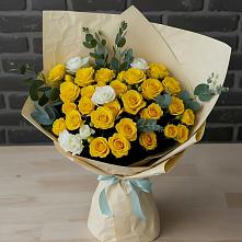 Букет цветов из:  Розы в Талицах Ивановской области