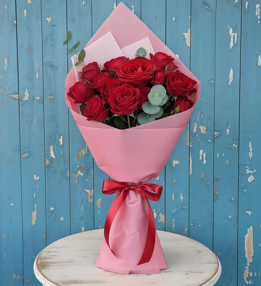 Букет цветов из: Розы в Талицах Ивановской области