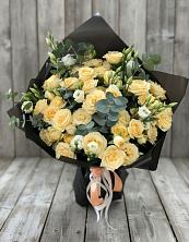 Букет цветов из:  Розы и Лизиантусы в Талицах Ивановской области