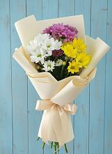 Букет цветов из:  Хризантемы в Талицах Ивановской области