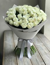 Букет 35 Белых роз в Талицах Ивановской области