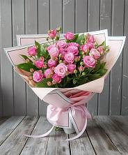 Букет Розовый кустик в Талицах Ивановской области