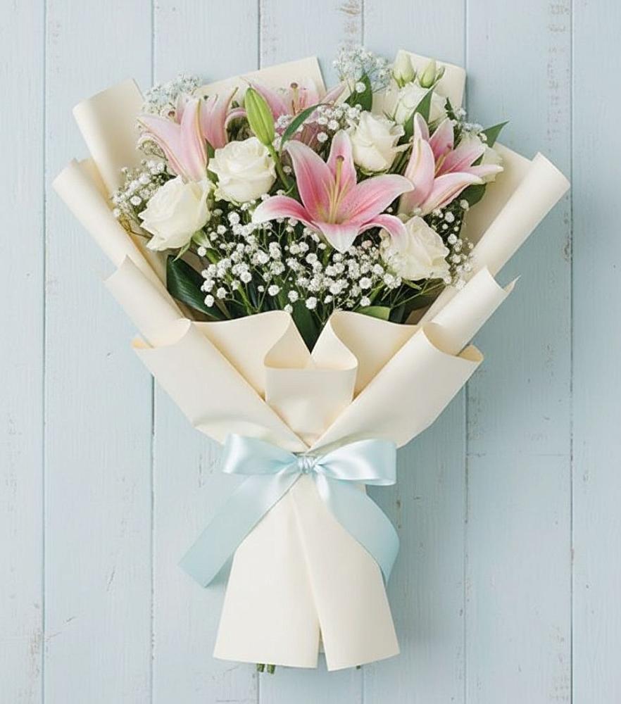 Букет цветов из: Лилии в Талицах Ивановской области