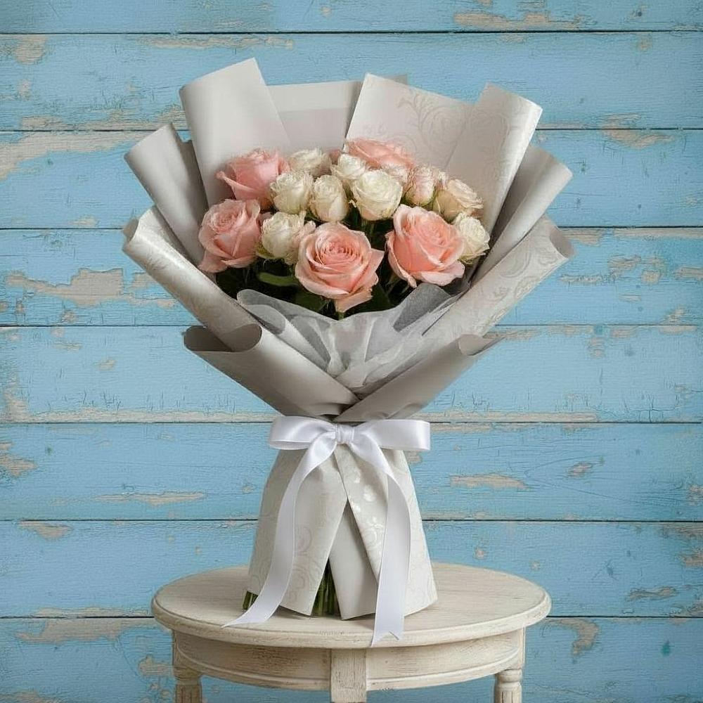 Букет цветов из: Розы в Талицах Ивановской области