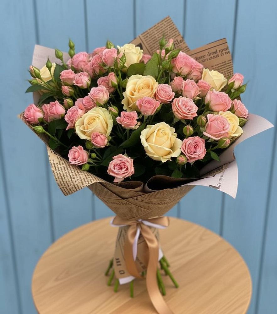 Букет цветов из: Розы в Талицах Ивановской области