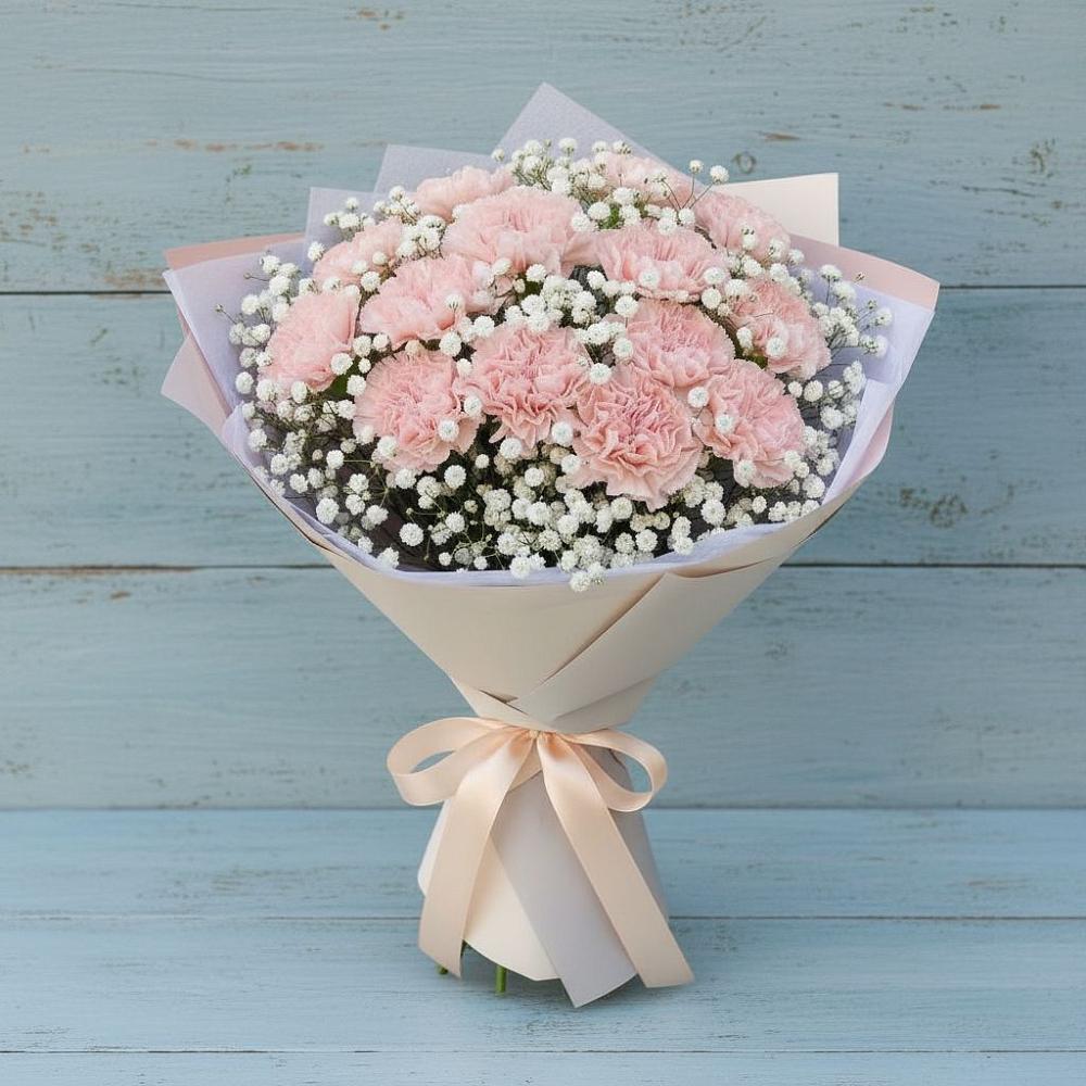 Букет цветов из: Гвоздики в Талицах Ивановской области