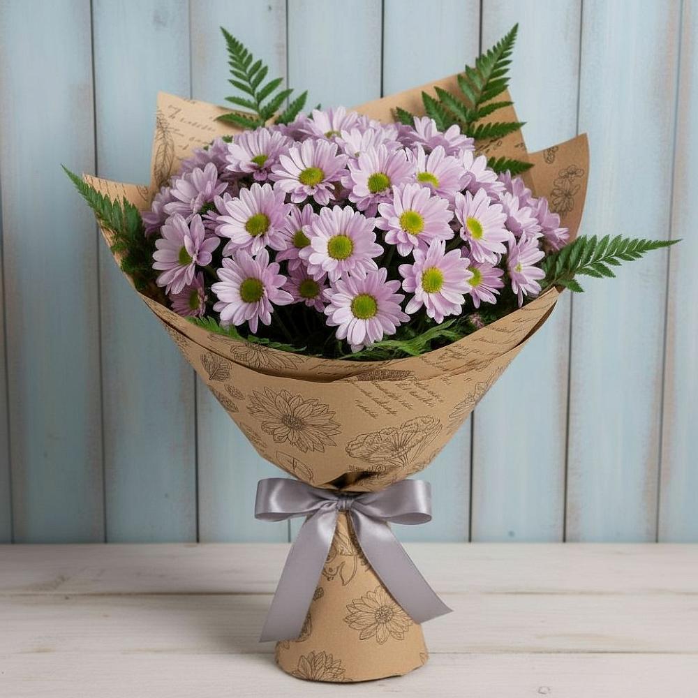 Букет цветов из: Хризантемы в Талицах Ивановской области