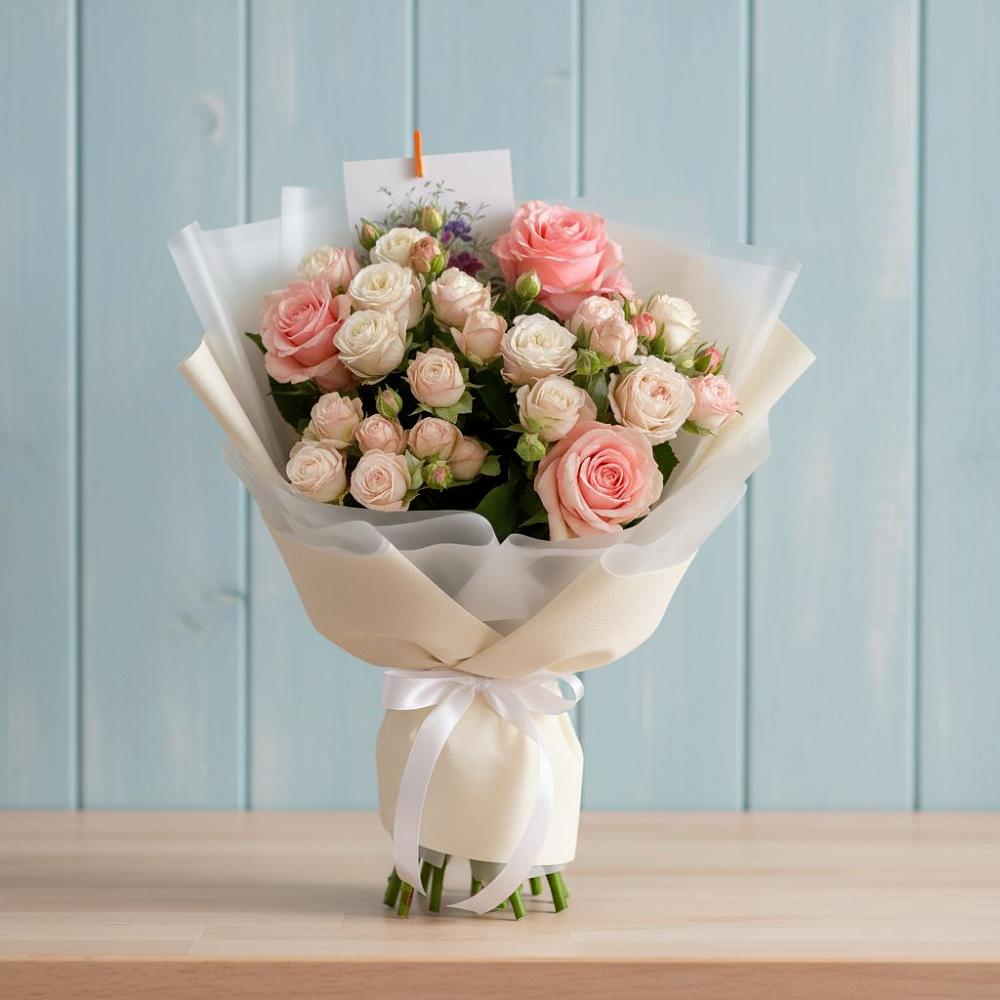 Букет цветов из: Розы в Талицах Ивановской области