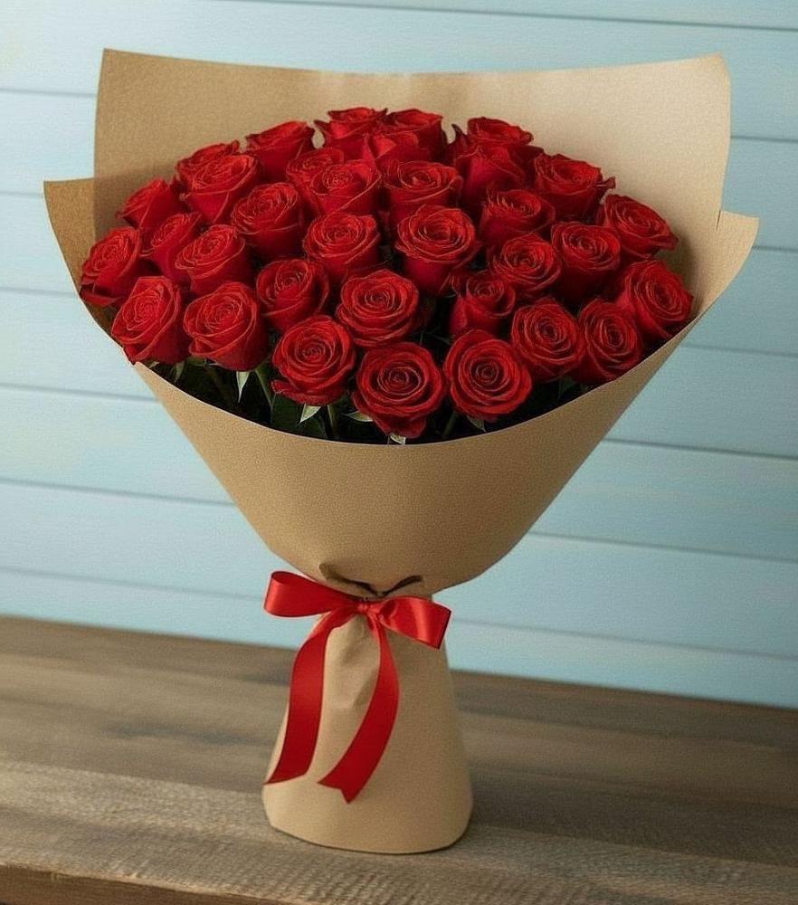 Букет Красные розы Милано в Талицах Ивановской области
