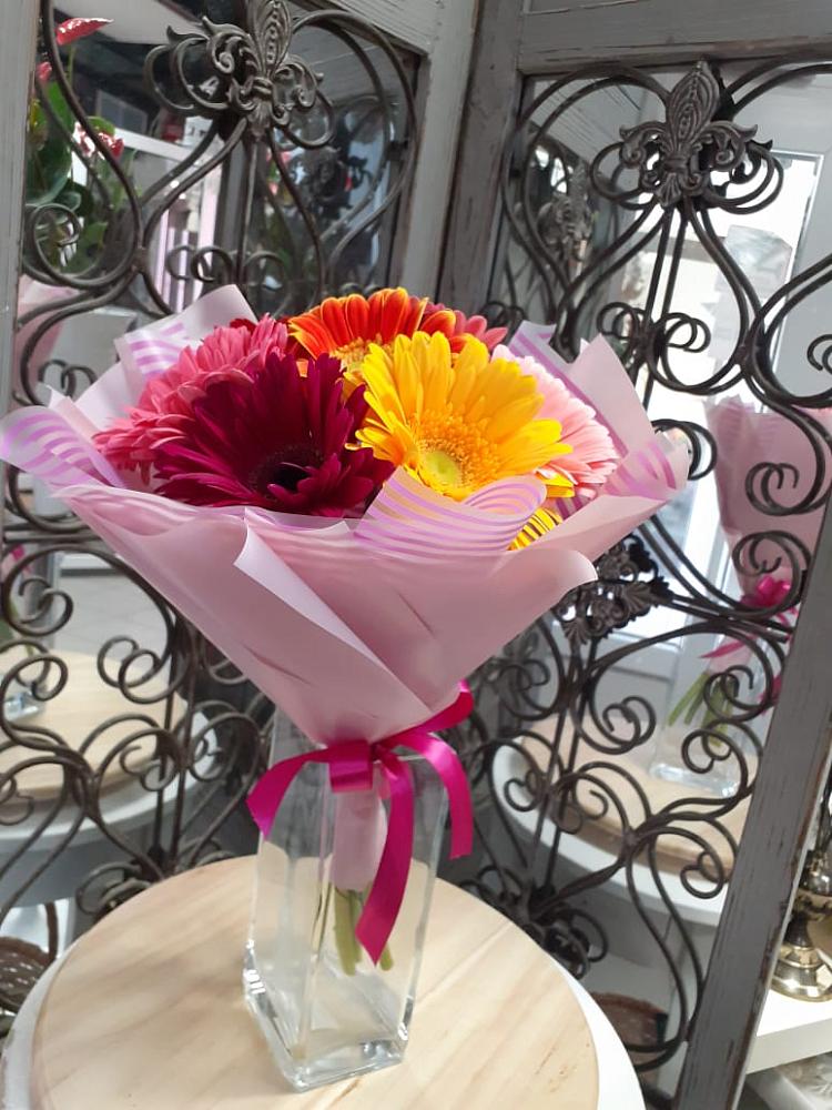 Букет цветов из: Герберы в Талицах Ивановской области