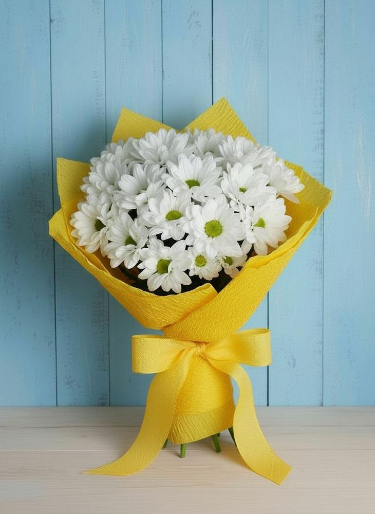 Букет цветов из: Хризантемы в Талицах Ивановской области