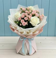 Букет цветов из:  Розы в Талицах Ивановской области