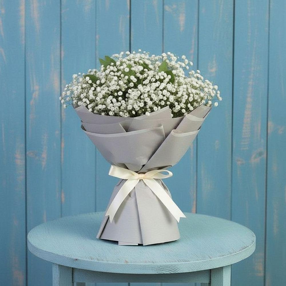 Букет цветов из: Гипсофила в Талицах Ивановской области