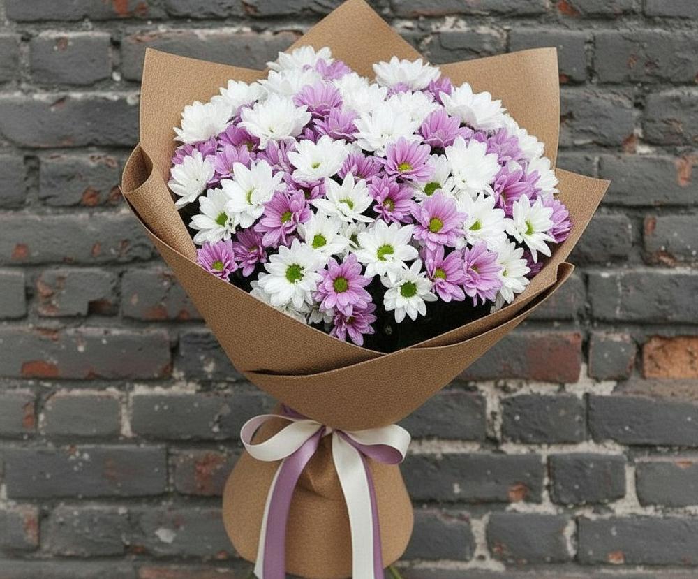 Букет цветов из: Хризантемы в Талицах Ивановской области