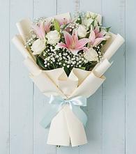 Букет цветов из:  Лилии #REPLACE_PRED# Талицах Ивановской области