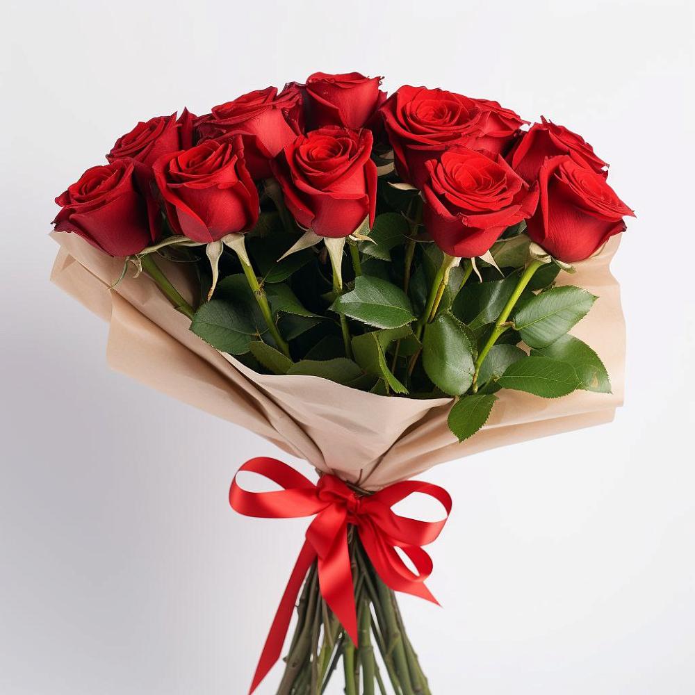Букет 11 Красных роз Эдлесс Лав в Талицах Ивановской области