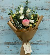 Букет цветов из:  Розы и Лизиантусы #REPLACE_PRED# Талицах Ивановской области